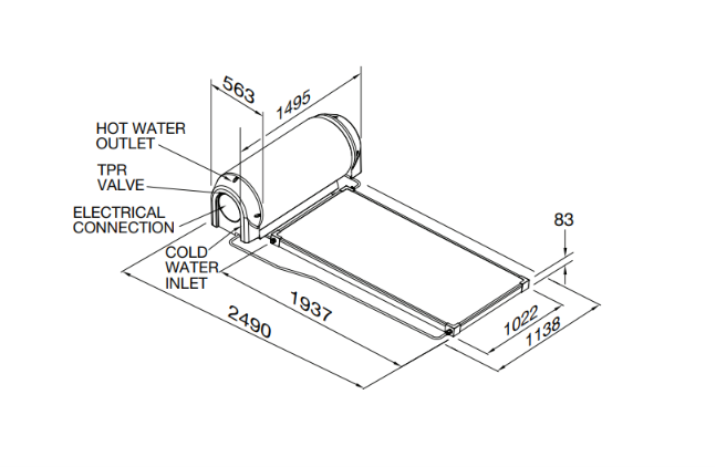 Chauffe-Eaux Rheem 180L