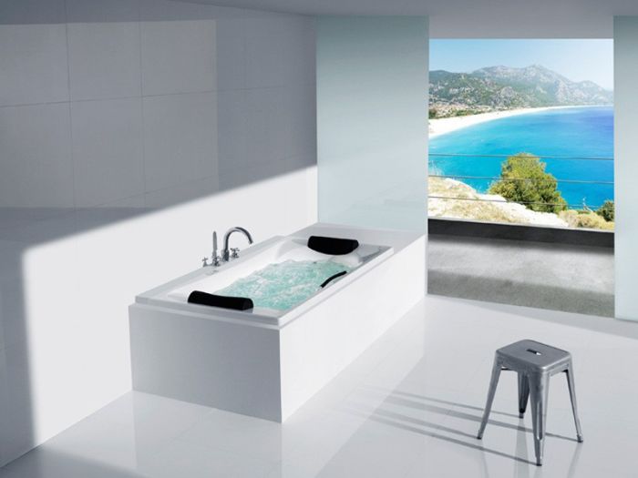Baignoire rectangulaire 2 places BeCool Roca 1900 x 1100mm - Blanc - Roca