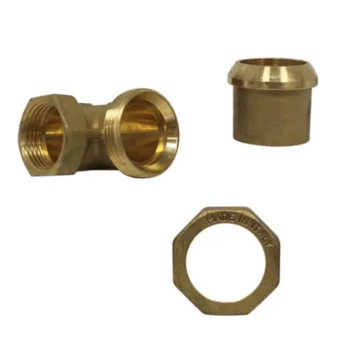 Coude union 3 pièces 96 GCU femelle 1" (26/34) - Tube Cuivre Ø28 - Arcanaute