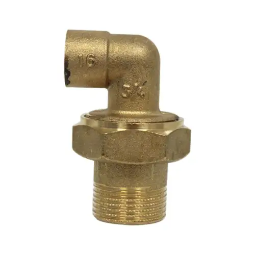 Coude union 3 pièces 98 GCU mâle 3/4" (20/27) - Tube Cuivre Ø16 - Arcanaute