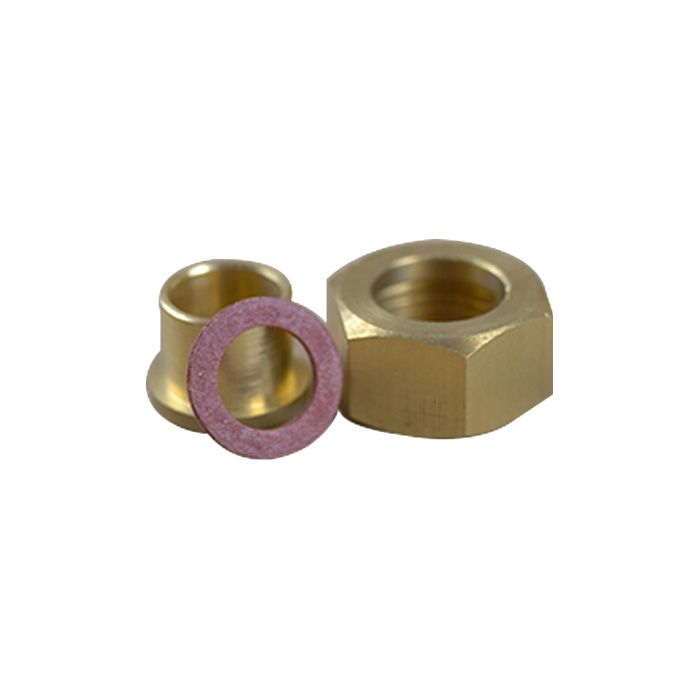 Raccord droit 2 pièces 359 GCU femelle 3/8" (12/17) - Tube Cuivre Ø12 - Arcanaute